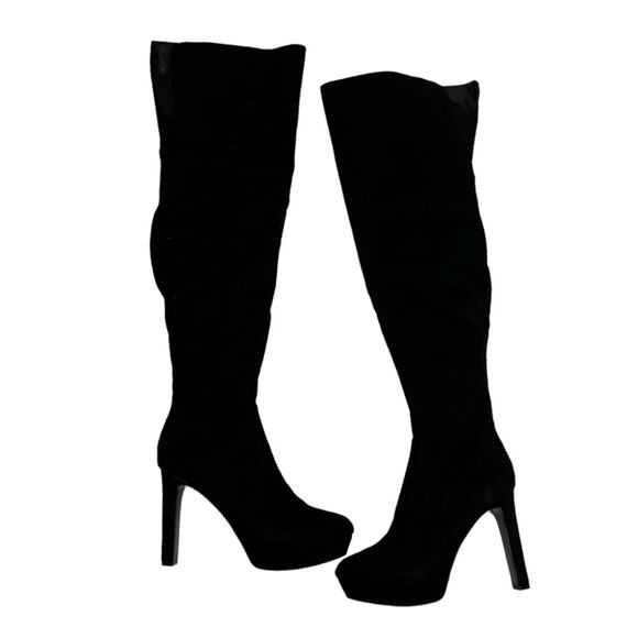 Nine West Gotcha over the knee boots black - 5 - Picture 2 of 11